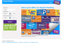 Tablet Screenshot of parking-southampton-airport.com